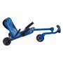 VEVOR Auto Cavalcabile Oscillante per Bambini Portata 68 kg Guida a Zig-Zag, Lunghezza Regolabile su 3 Livelli, Leva del Freno e Ruote Luminose, per Bambini dai 4 Anni, Uso Interno ed Esterno, Blu