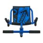 VEVOR Auto Cavalcabile Oscillante per Bambini Portata 68 kg Guida a Zig-Zag, Lunghezza Regolabile su 3 Livelli, Leva del Freno e Ruote Luminose, per Bambini dai 4 Anni, Uso Interno ed Esterno, Blu