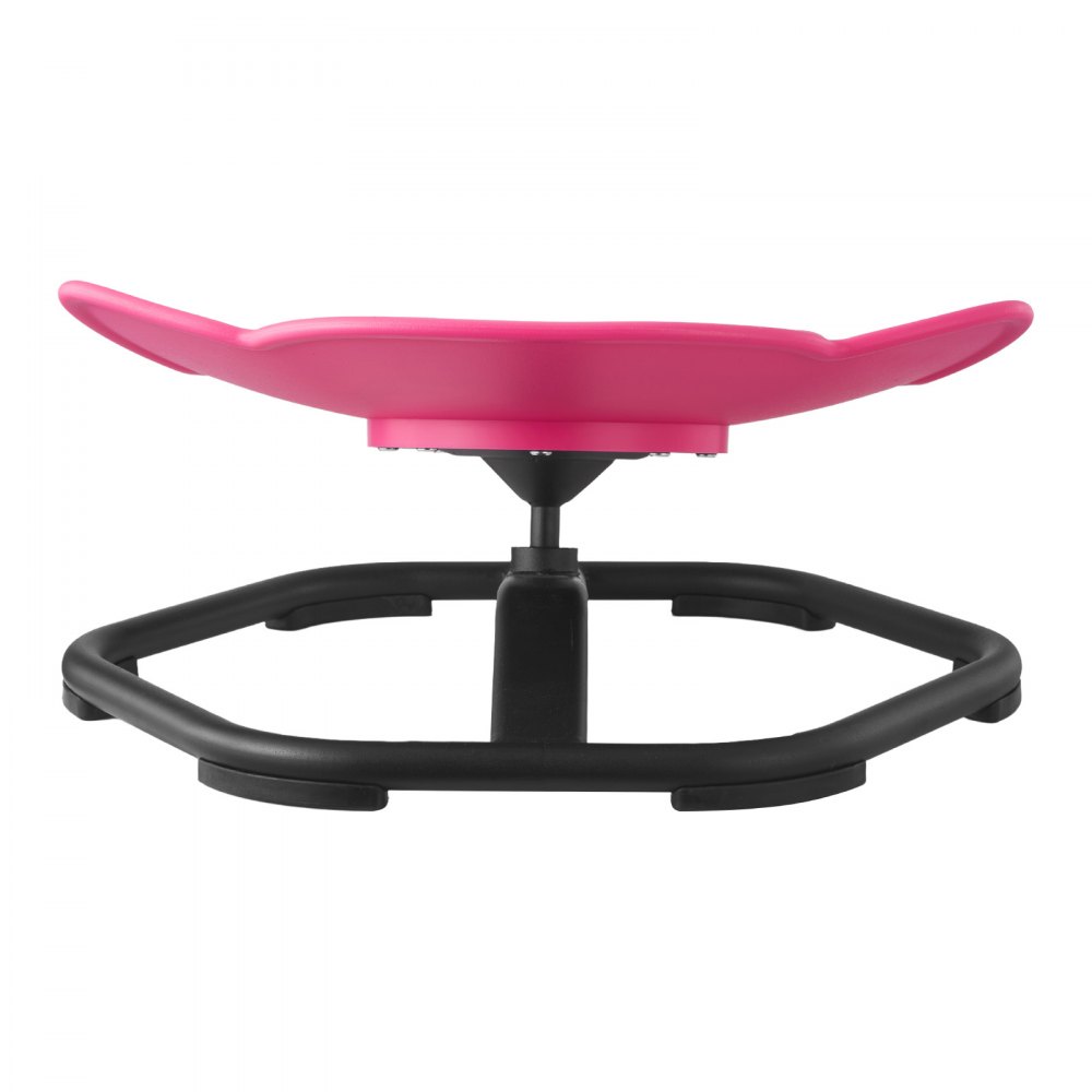 VEVOR Sedia Girevole Sensoriale per Bambini, Capacità di 100 kg, a Forma di Elefante in Metallo Antiscivolo, Sedile per Sedersi e Girare per Coordinazione, Equilibrio e Concentrazione, Rosso