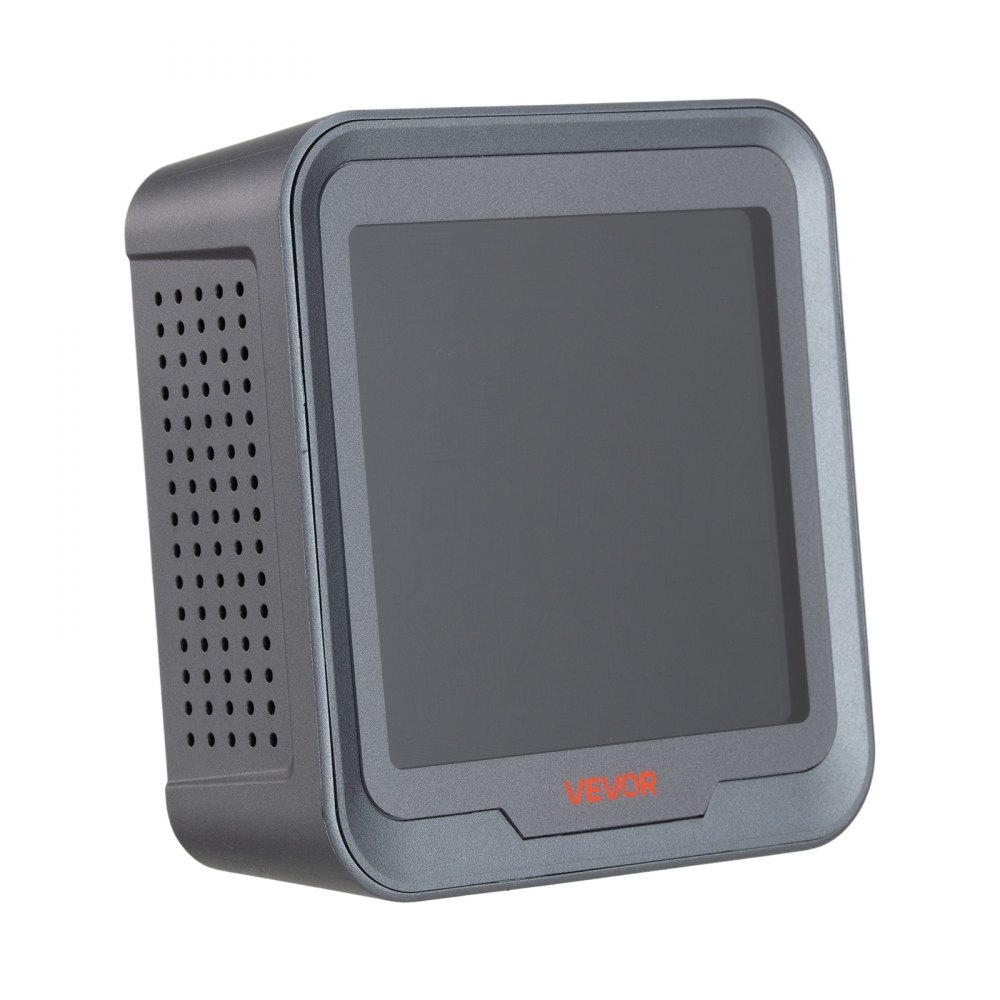 VEVOR Rilevatore di CO2 400-5000 ppm di Anidride Carbonica, Monitor di Qualità d'Aria Display di Temperatura e Umidità, Cavo Sensore NDIR da 4,5 m, Portatile, per Camera da Letto,Ufficio