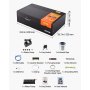 VEVOR Macchina per Incisione Laser CO2 da 45 W Taglierina per Incisione Laser CO2 da Tavolo con Asse Rotante, Macchina per Incisione Compatibile con LightBurn CorelDRAW GRBL, Legno, Acrilico, Vetro
