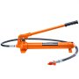 VEVOR Martinetto Idraulico 12T, Pressa Idraulica Portatile Carrozzeria Corsa 132mm, con Tubo Olio da 1,4 m e Custodia, per Riparazione Telaio Auto Costruzione Auto, Martinetto Idraulico Cilindro