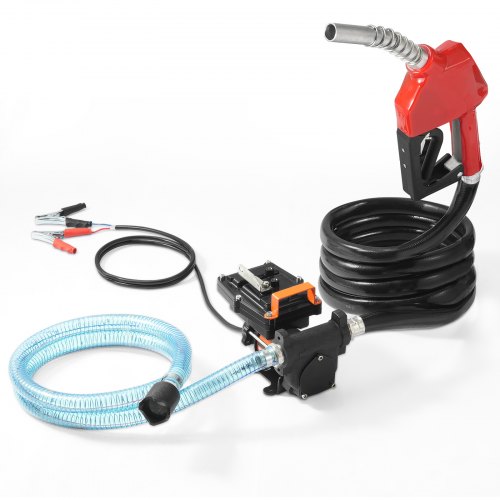VEVOR Pompa Trasferimento Carburante 12V 15 GPM 1/4 HP con Ugello Carburante