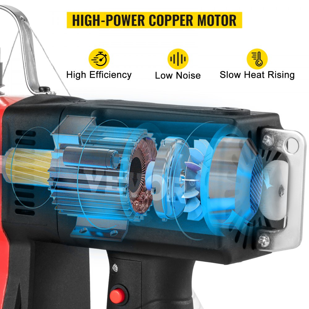 Vevor Macchina Da Cucire Portatile 220v Macchina Per Cucire Sigillante Rosso