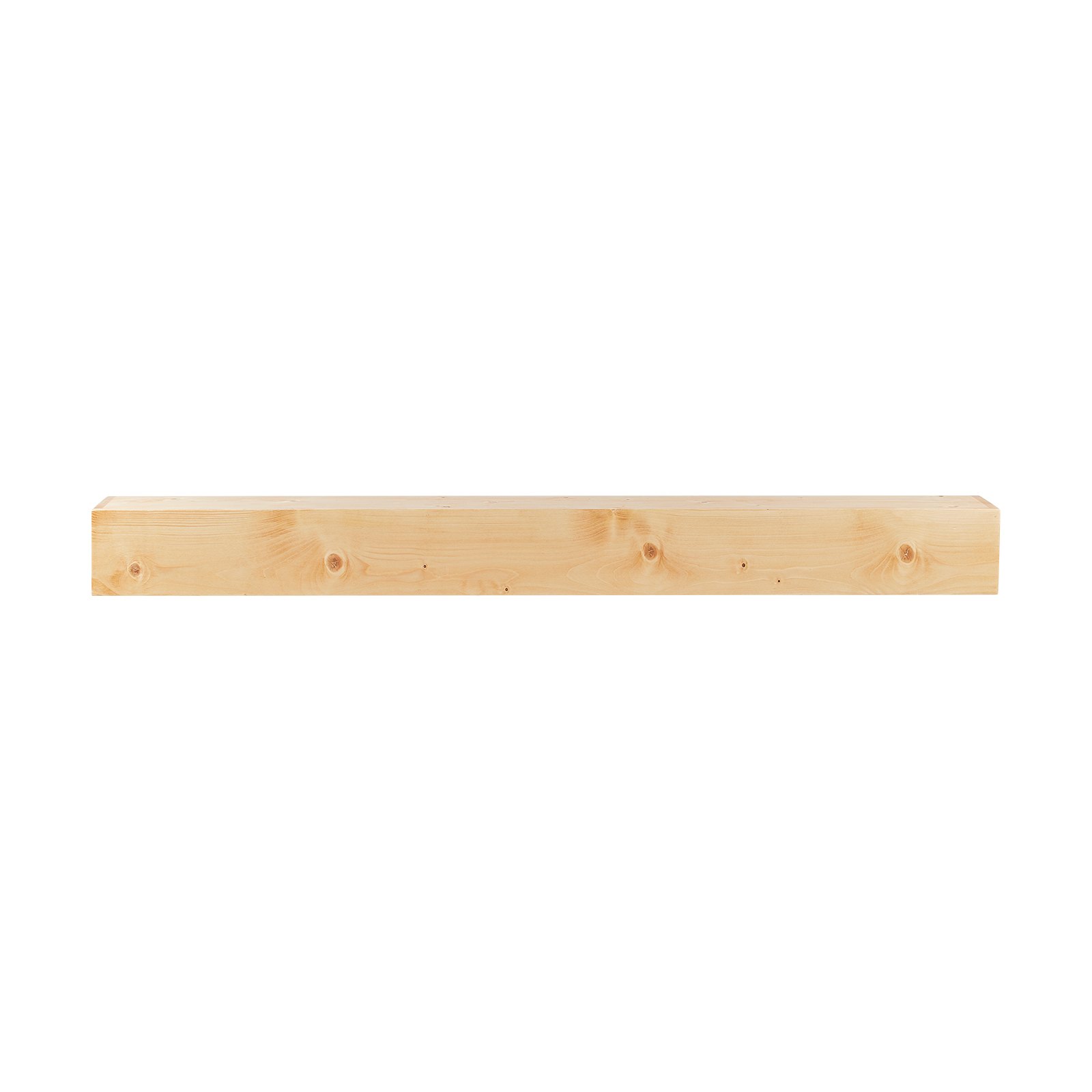 VEVOR Mensola per caminetto galleggiante a parete, 182,8x20,3x12,7 cm, mensola per camino galleggiante in legno naturale, capacità di carico 50 libbre, realizzata a mano, per decorazione murale
