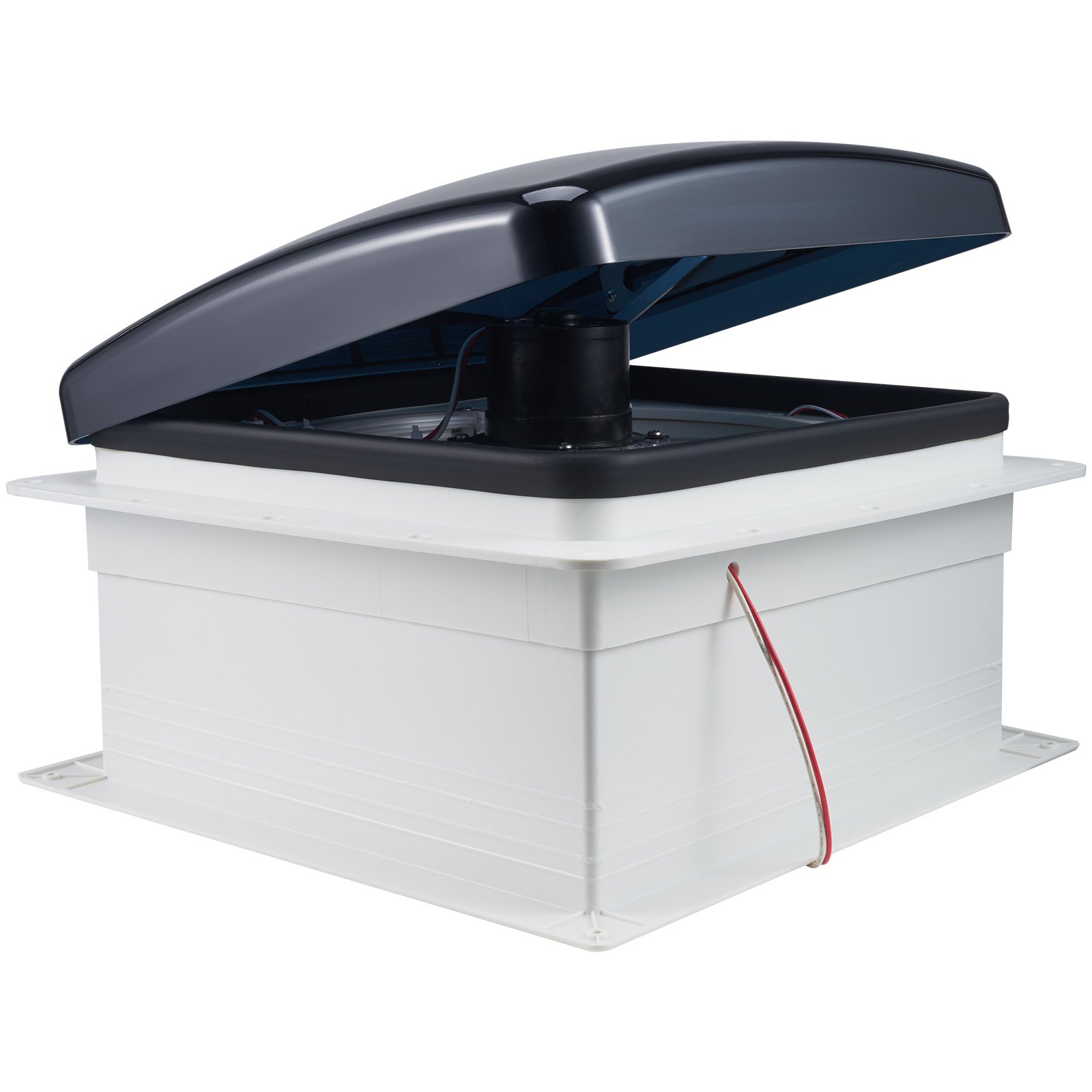 VEVOR Ventilatore di Sfiato per Camper da 35,6 cm 12 V Ventilatore da Tetto per Camper, 10 Velocità con Telecomando, Motore CC Integrato, Coperchio Superiore Elettrico, Pala del Ventilatore da 30,5 cm