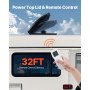 VEVOR Ventilatore di Sfiato per Camper 35,6 cm Pala del Ventilatore da 30,5 cm