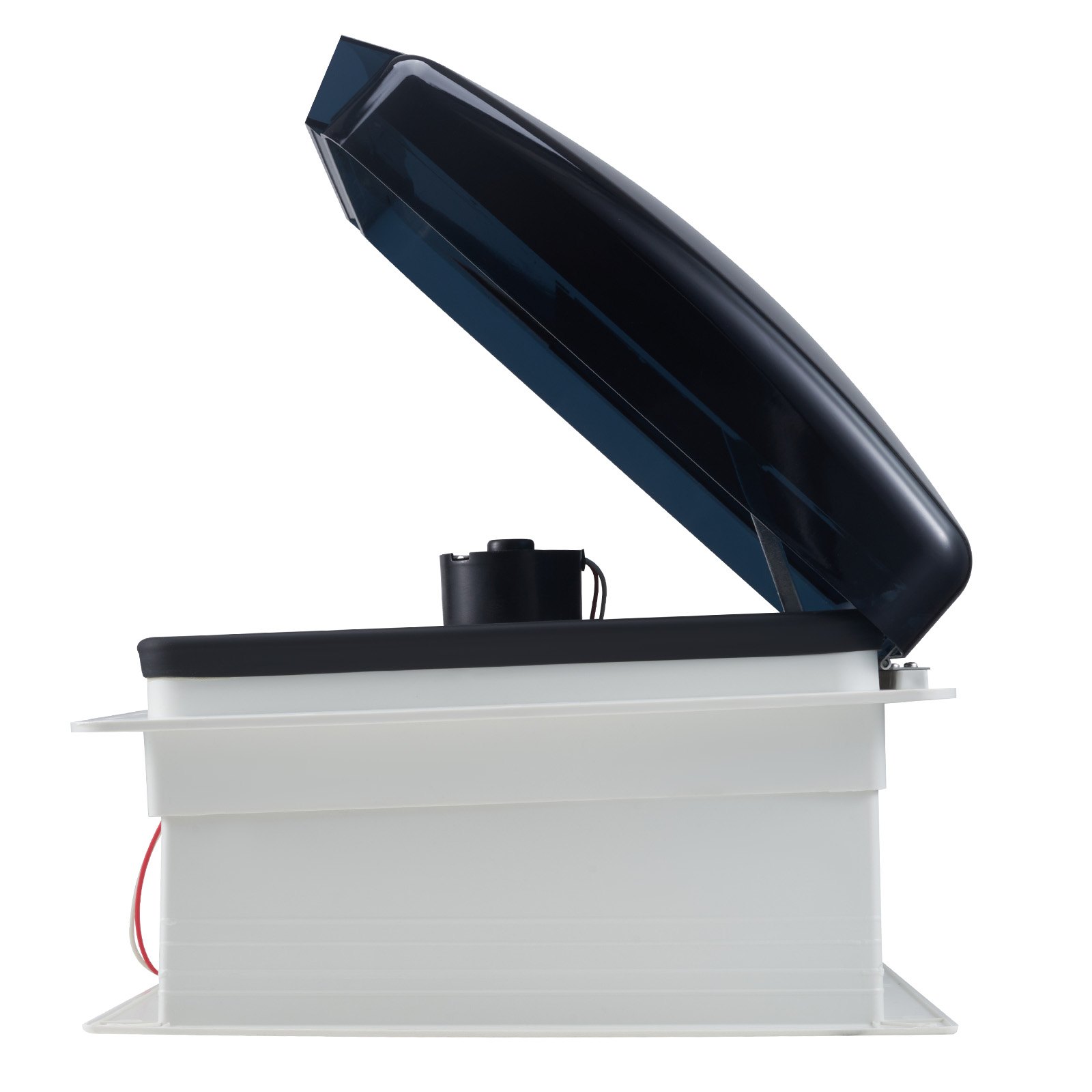 VEVOR Motorhome Fan 410x410x252 mm, Roof Fan 12 V, Reversible Fan with 10 Speeds & Remote Control, Rain Cover, Electric Lid, Exhaust Fan, Roof Vent Suitable for RV Roof Openings