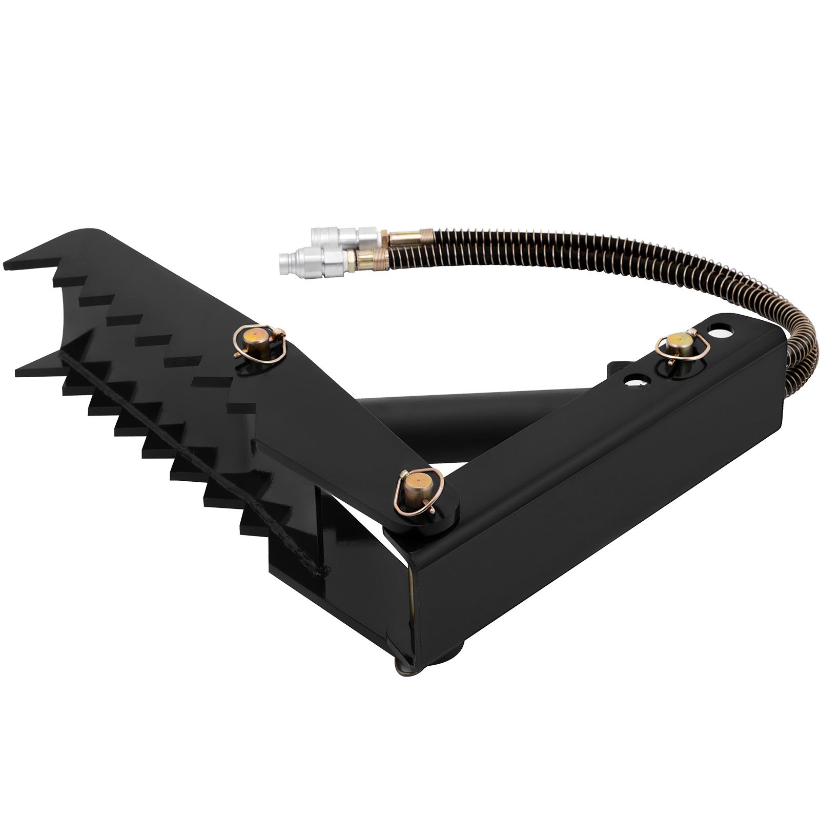 VEVOR Escavatore Retroescavatore Idraulico da 24 pollici, Attacchi per Pollice Saldati su Piastra in Acciaio Spessore da 1/2 Pollice, Escavatore Design Imbullonato da 12 mm con Cilindro Idraulico