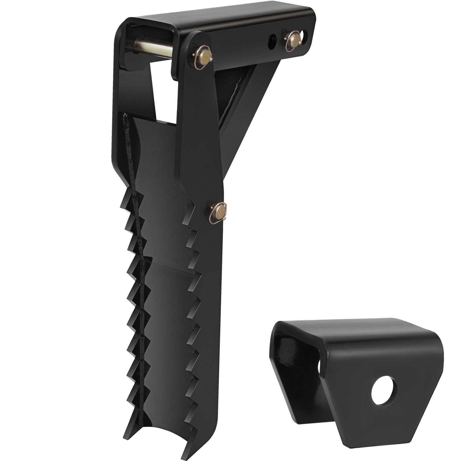 VEVOR Excavator Thumb Attachments, 36 Inch, Adjustable, Extremely Weldable, Excavator Thumb Hook Clamp, 1/2 Inch Teeth, Thick Steel Plate, 16 mm Mounting, Bolt-On Design