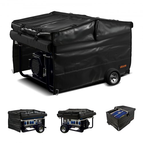 VEVOR Copertura Impermeabile per Generatori 3500 a 12000 W 860 x 605 x 530 mm