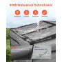 VEVOR Copertura Impermeabile per Generatori 865 x 657 x 535 mm Copertura del Generatore, Universale, per Maggior Parte dei Generatori 3500 a 12000 W con Tessuto Oxford 420D Spesso e Resistente, Grigio