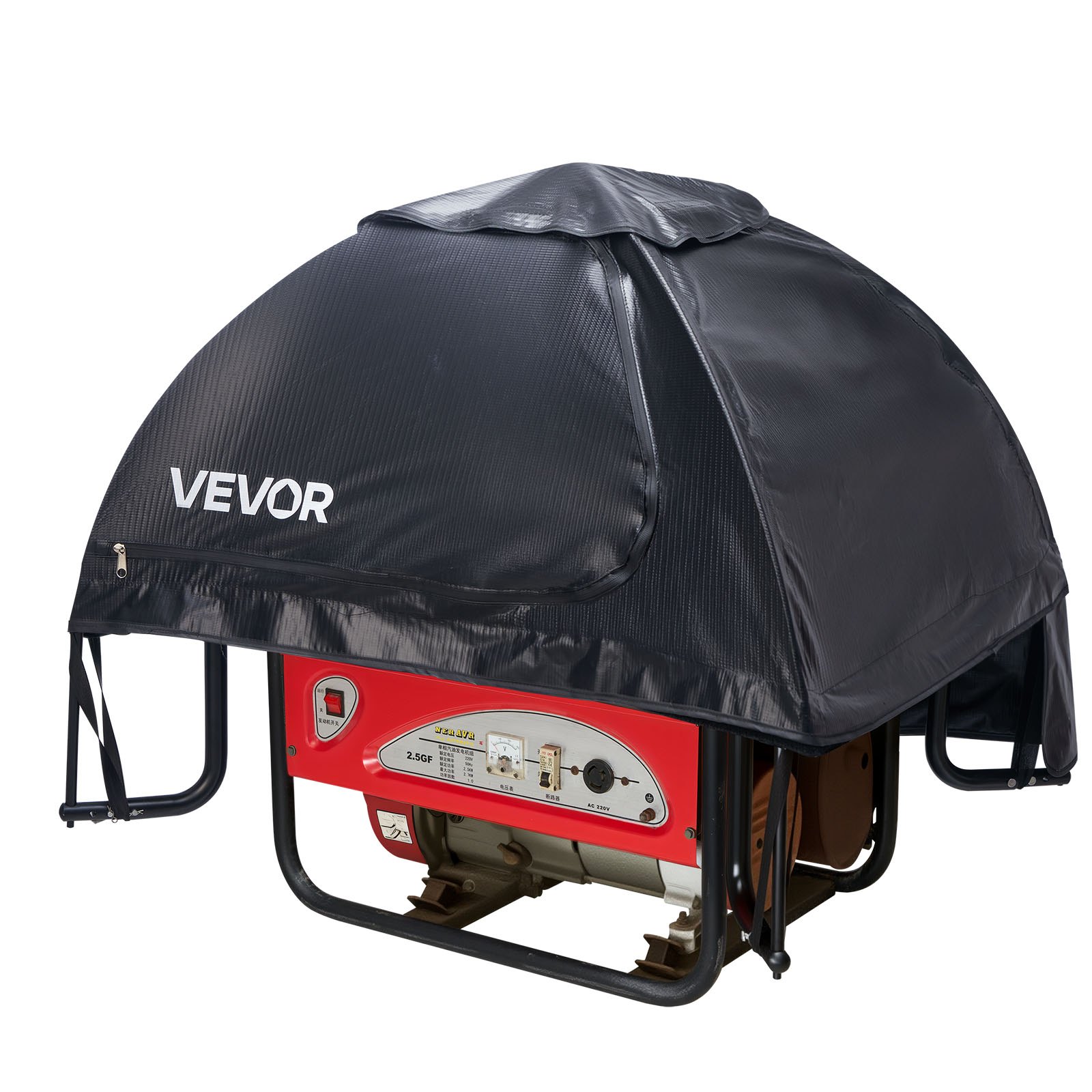 VEVOR Copertura Impermeabile per Generatori 915 x 660 x 660 mm Copertura del Generatore, per Maggior Parte dei Generatori con Perimetro di 1778 a 2743,2 mm in Tessuto Oxford Spesso e Resistente, Nero