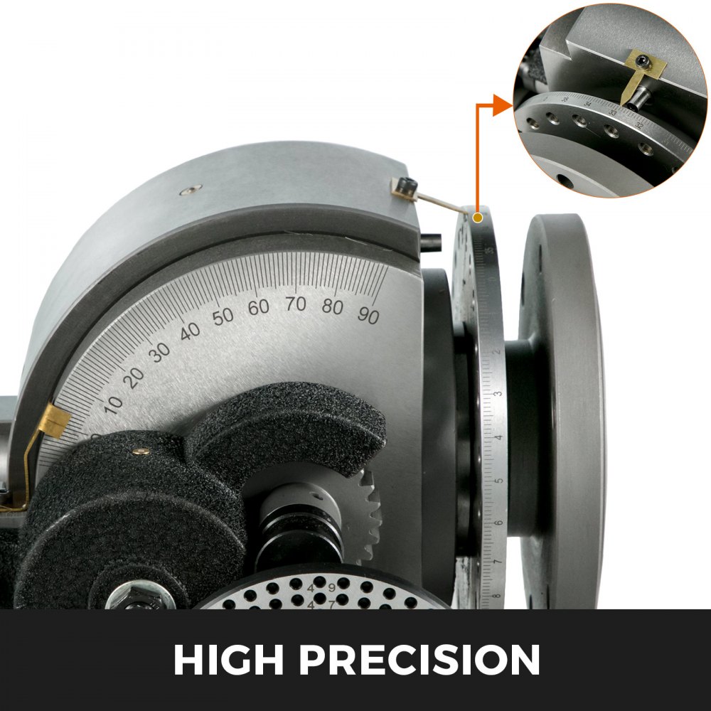 Testa Di Divisione Bs-2 6 Pollici Per Fresatrice Tavola Rotante (6 Pollice)