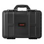 VEVOR Valigia Rigida per Fotocamera in Schiuma a Griglia 470 x 355 x 175 mm, per Droni e Accessori, 29 L, Impermeabile, Maniglia in Gomma Morbida, Grado di Protezione IP67, Alloggiamento in PP, Nero