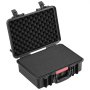 VEVOR Valigia Rigida per Fotocamera in Schiuma a Griglia 470 x 355 x 175 mm, per Droni e Accessori, 29 L, Impermeabile, Maniglia in Gomma Morbida, Grado di Protezione IP67, Alloggiamento in PP, Nero