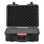 VEVOR Valigia Rigida per Fotocamera in Schiuma a Griglia 470 x 355 x 175 mm, per Droni e Accessori, 29 L, Impermeabile, Maniglia in Gomma Morbida, Grado di Protezione IP67, Alloggiamento in PP, Nero