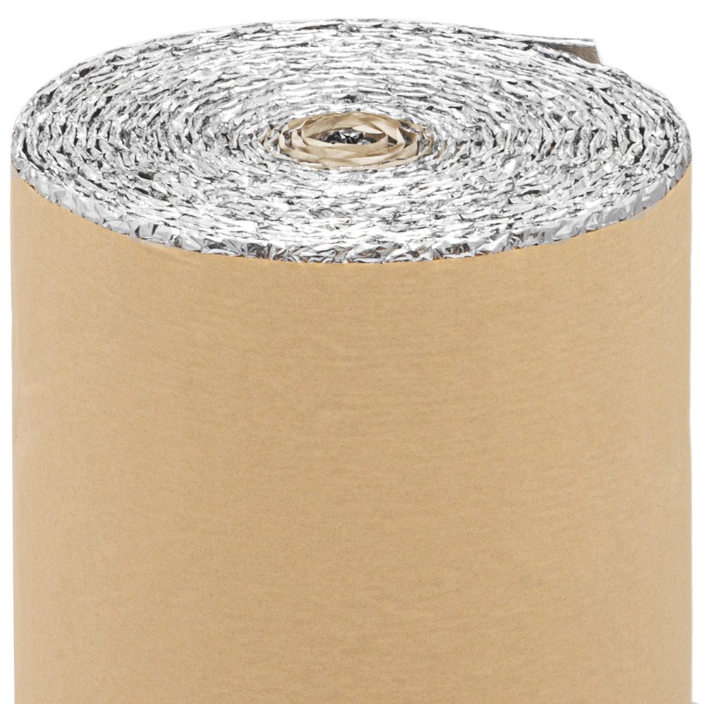 Lamina Termoriflettente E Isolante Autoadesiva Per Pavimento Parete Tetto 1x12m