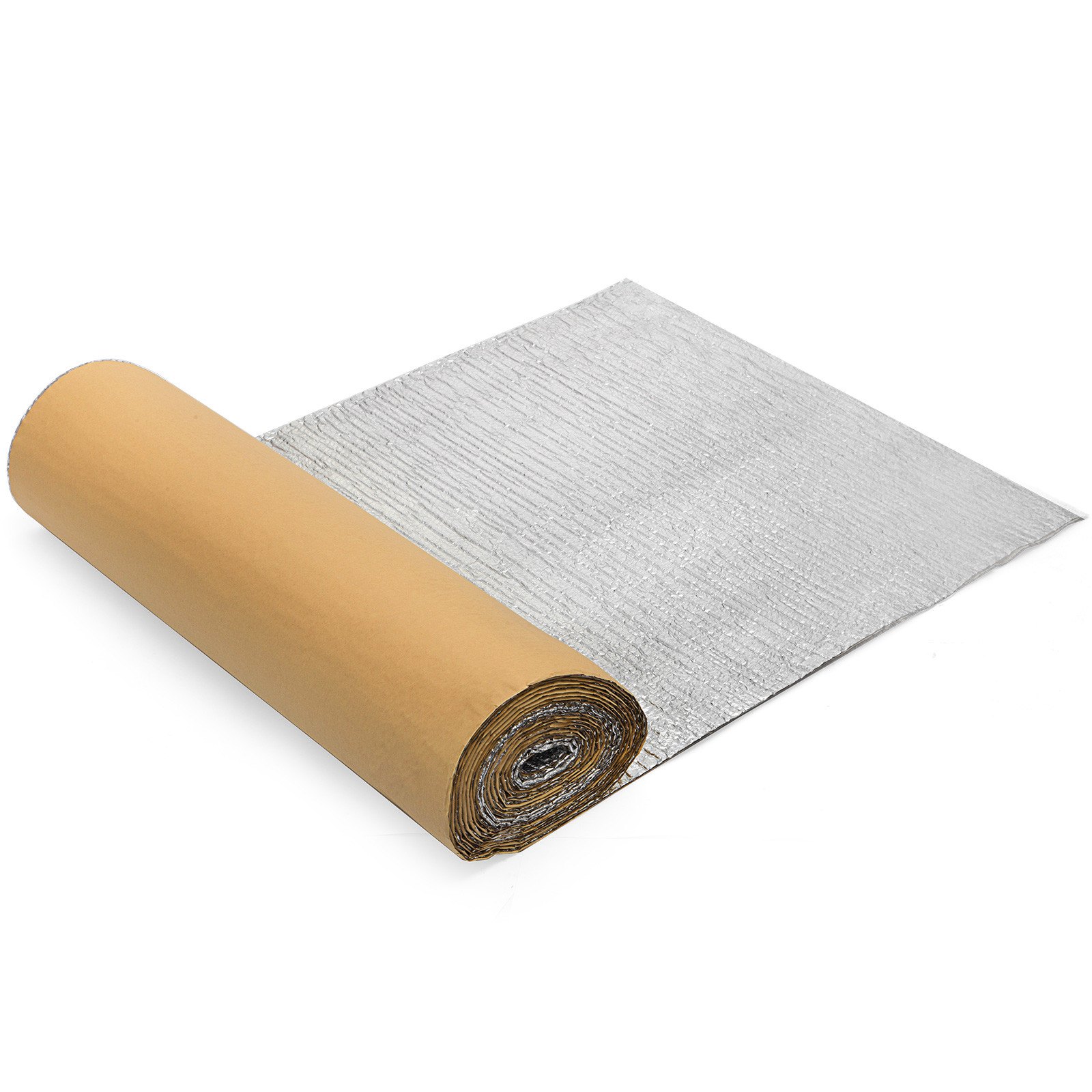 Lamina Termoriflettente E Isolante Autoadesiva Per Pavimento Parete Tetto 1x12m