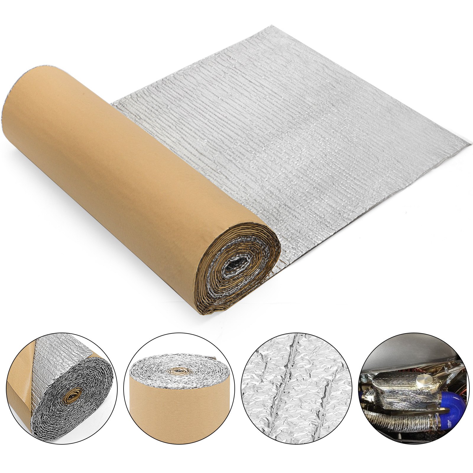 Self Adhesive Bubble Foil Insulation 40inx52ft Sola-guard Residential Wall
