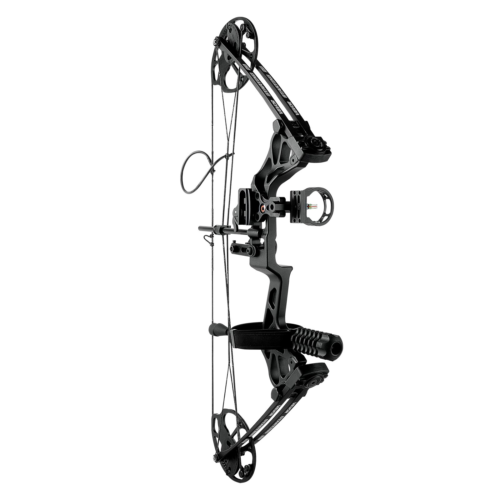 VEVOR Compound Bow Archery, Adjustable 482.6-762 mm Draw Length, Compound Bow Package for Beginners, 8.62-31.75 kg Draw Weight, Right-Handed Kit with Hunting Equipment, 320 fps, Black