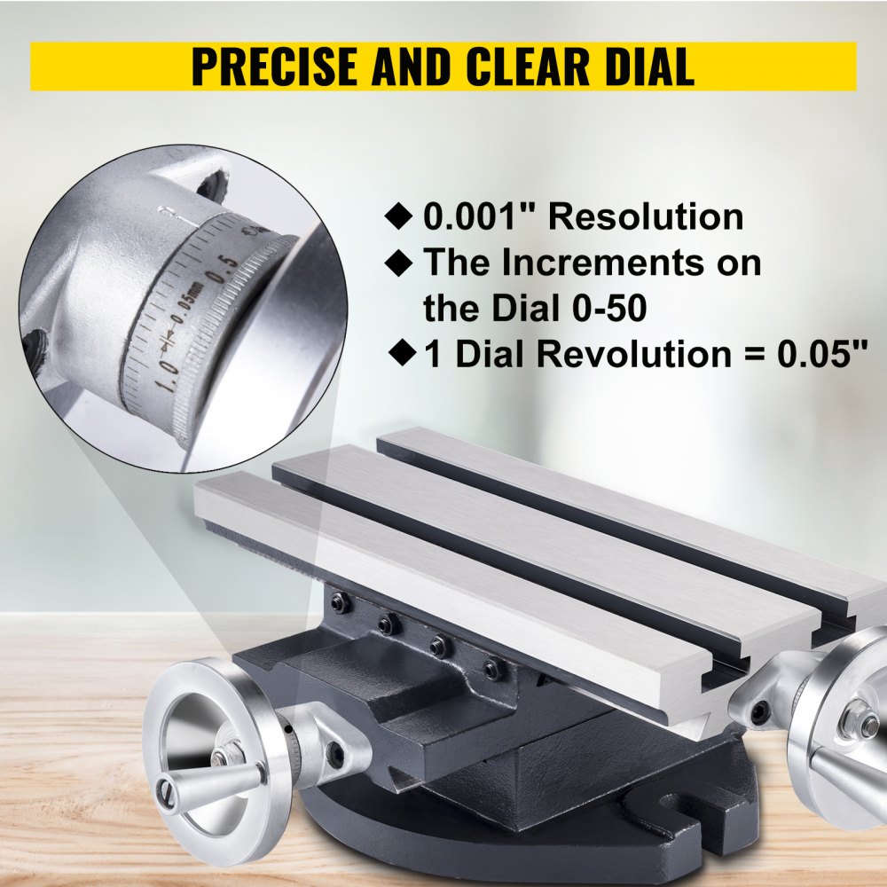 Vevor Fresatrice A Tavola Trasvertavolo Di Fresatura A Scorrimento Composto