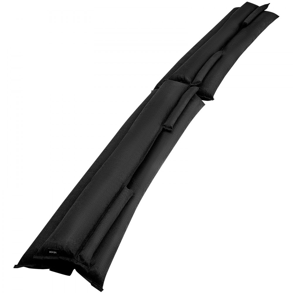 VEVOR Barriera Antiallagamento 1533x21 cm Set di Sacchi di Sabbia dall'Acqua per Protezione dalle Inondazioni Sacco di Protezione Antiallagamento per Porte di Garage Officina Barriera Sacchi 4 pezzi