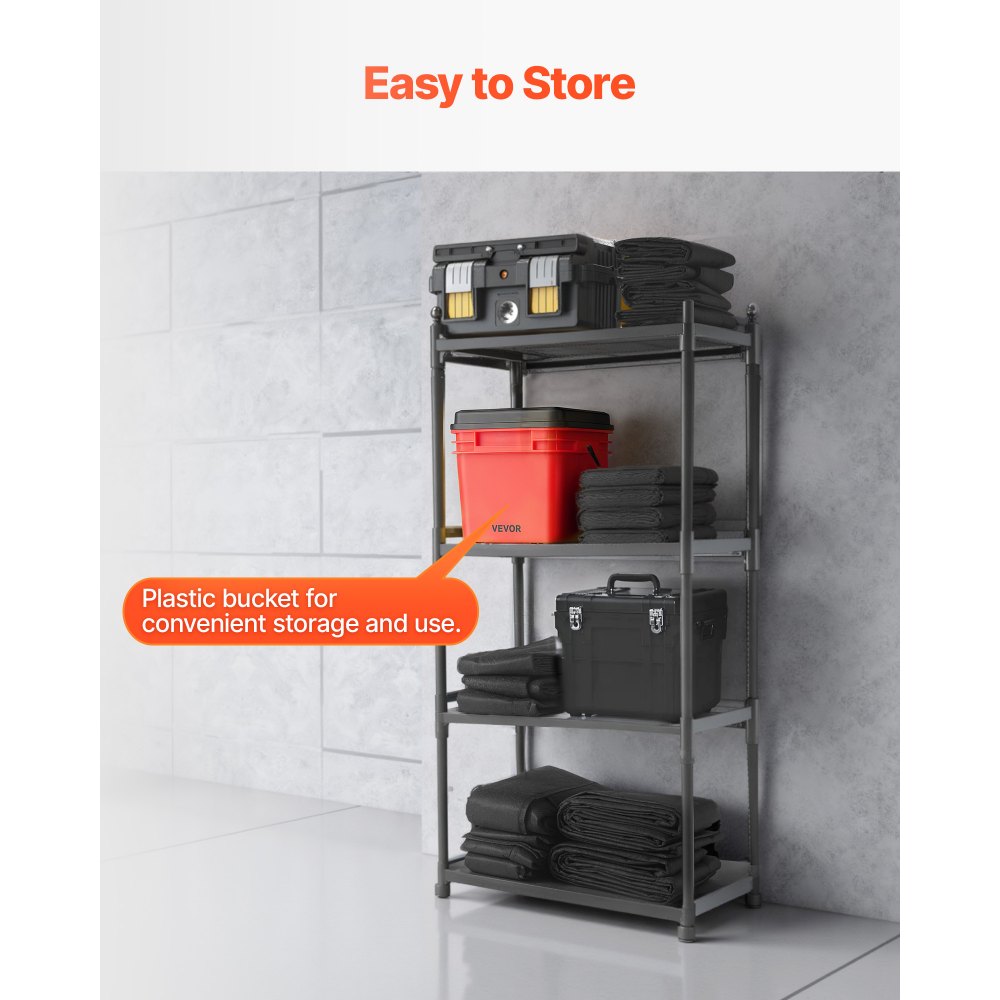 VEVOR Barriera Antiallagamento Set di Sacchi di Sabbia per Protezione dall'Allagamento 10 pezzi 43x83 cm, Sacco di Sabbia dall'Acqua Senza Sabbia 10 pz per Porte di Garage Officina