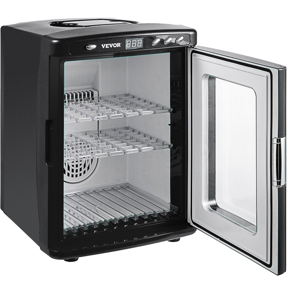 VEVOR Incubatore per Uova per Rettili 25L, Incubatore per Uova per Rettili Neri 5-60 ° C, Espositore per Riscaldamento, Scientifico per Piccoli Rettil, Incubatrice per Uova Automatica