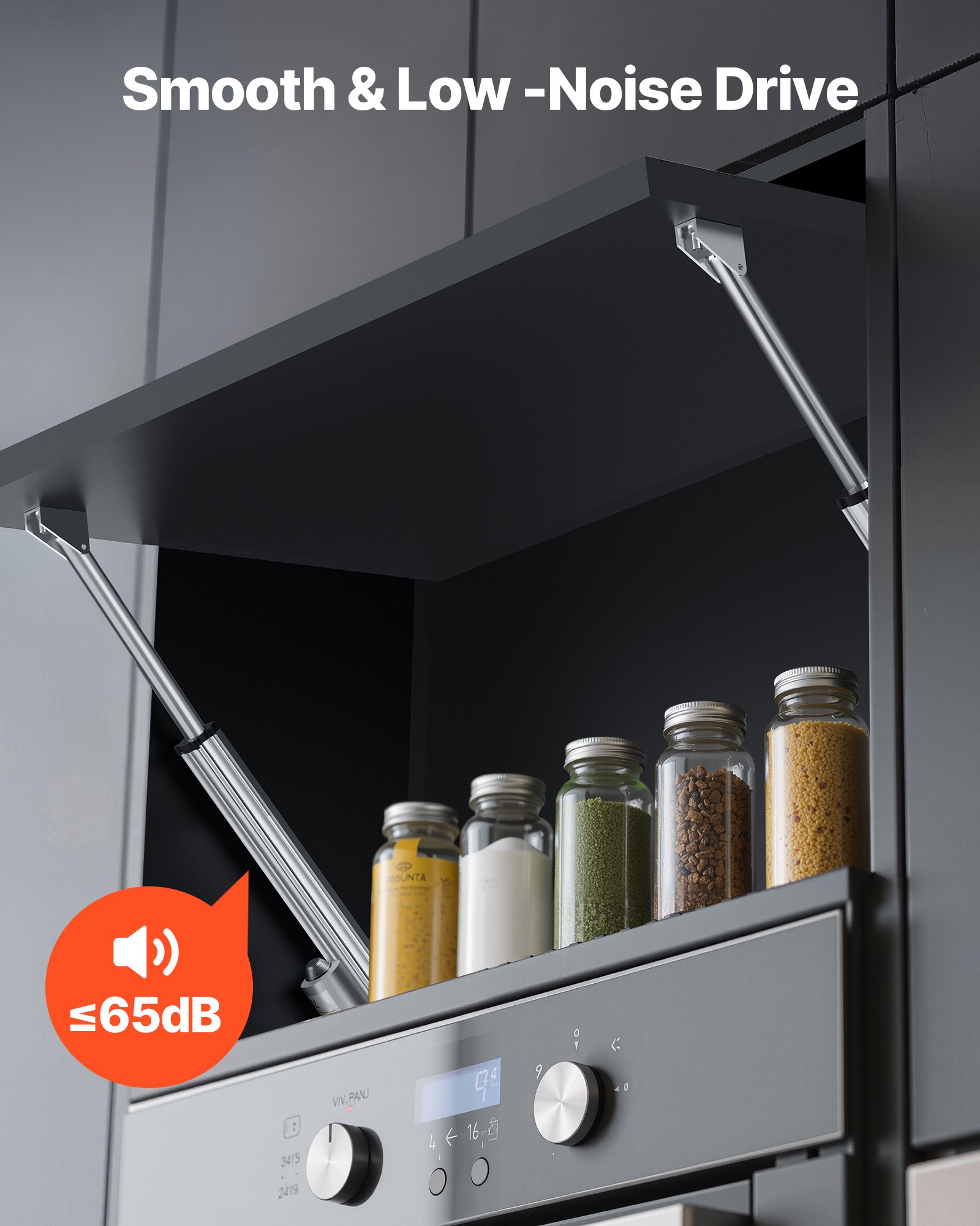 VEVOR Attuatore Lineare 12V, Attuatore Lineare Impermeabile IP65 con Corsa da 304,8 mm, Attuatori di Movimento da 3000 N con Staffe di Montaggio per Inseguitori Solari, Macchinari Industriali