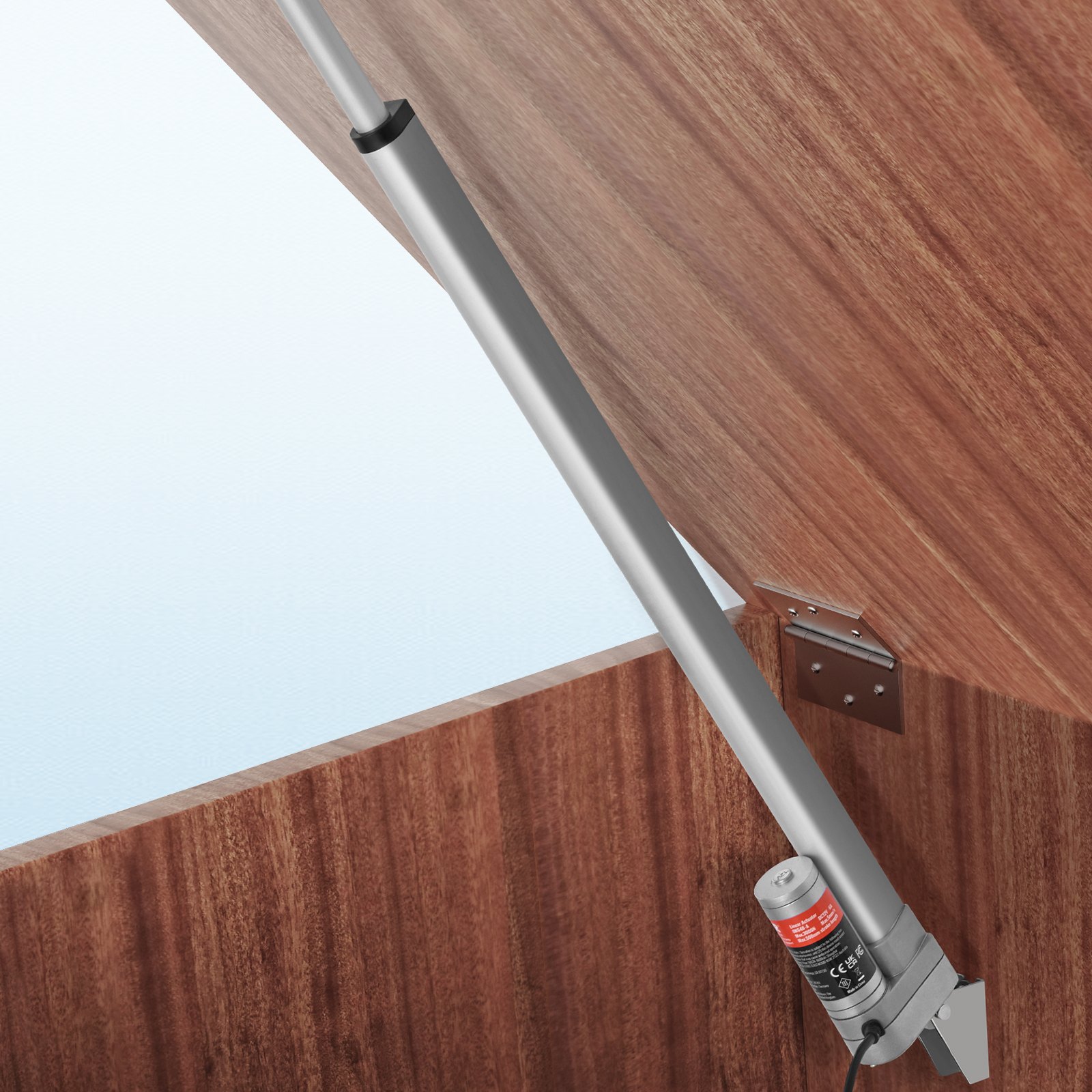 VEVOR Attuatore lineare 12V, Attuatore lineare IP65 impermeabile da 20 pollici, Attuatore di movimento lineare da 660 libbre/3000N 0,19"/s con staffa di montaggio per uso esterno