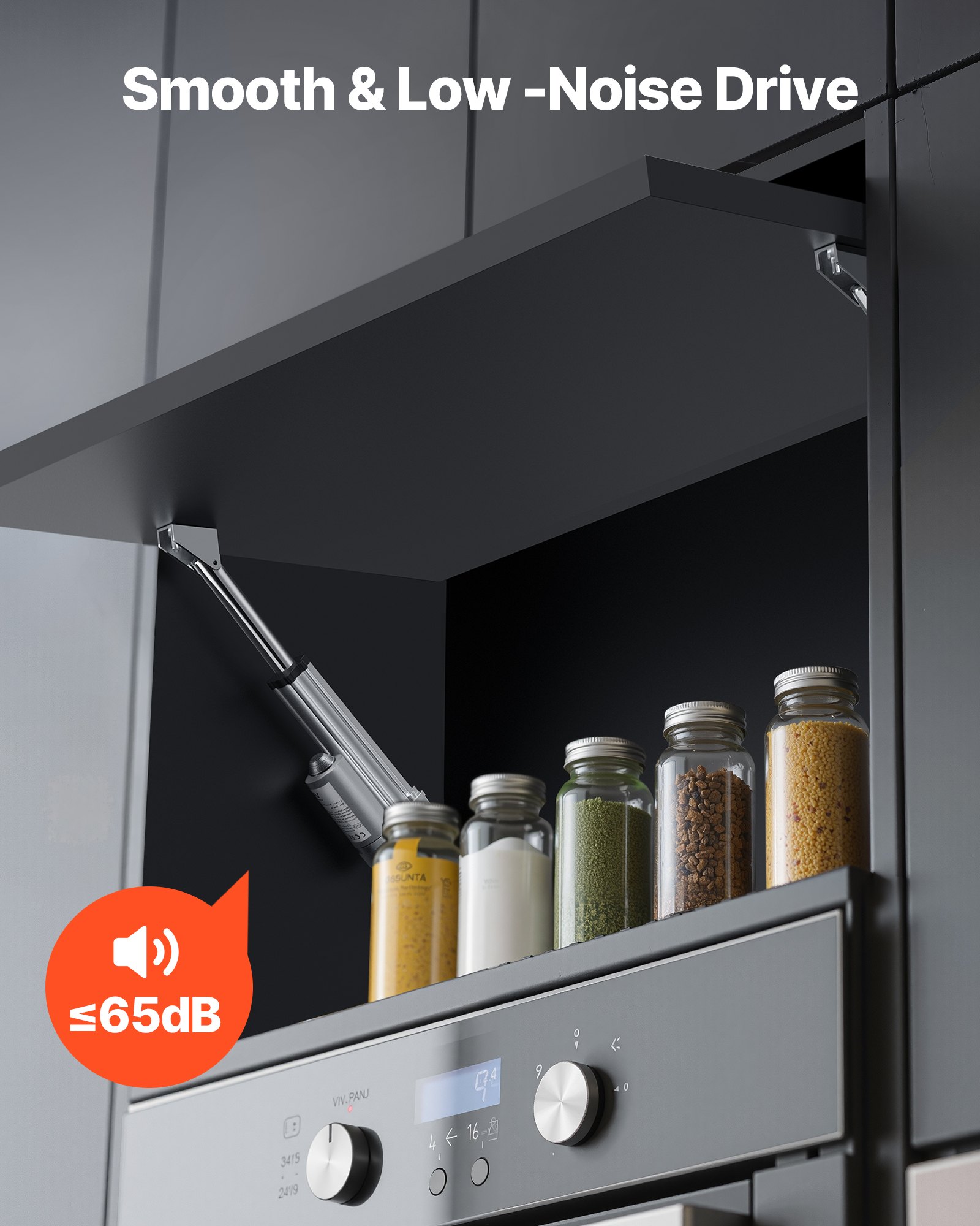 VEVOR Attuatore Lineare 12V, Attuatore Lineare Impermeabile IP65 con Corsa da 101,6 mm, Attuatori di Movimento da 3000 N con Staffe di Montaggio per Inseguitori Solari, Macchinari Industriali