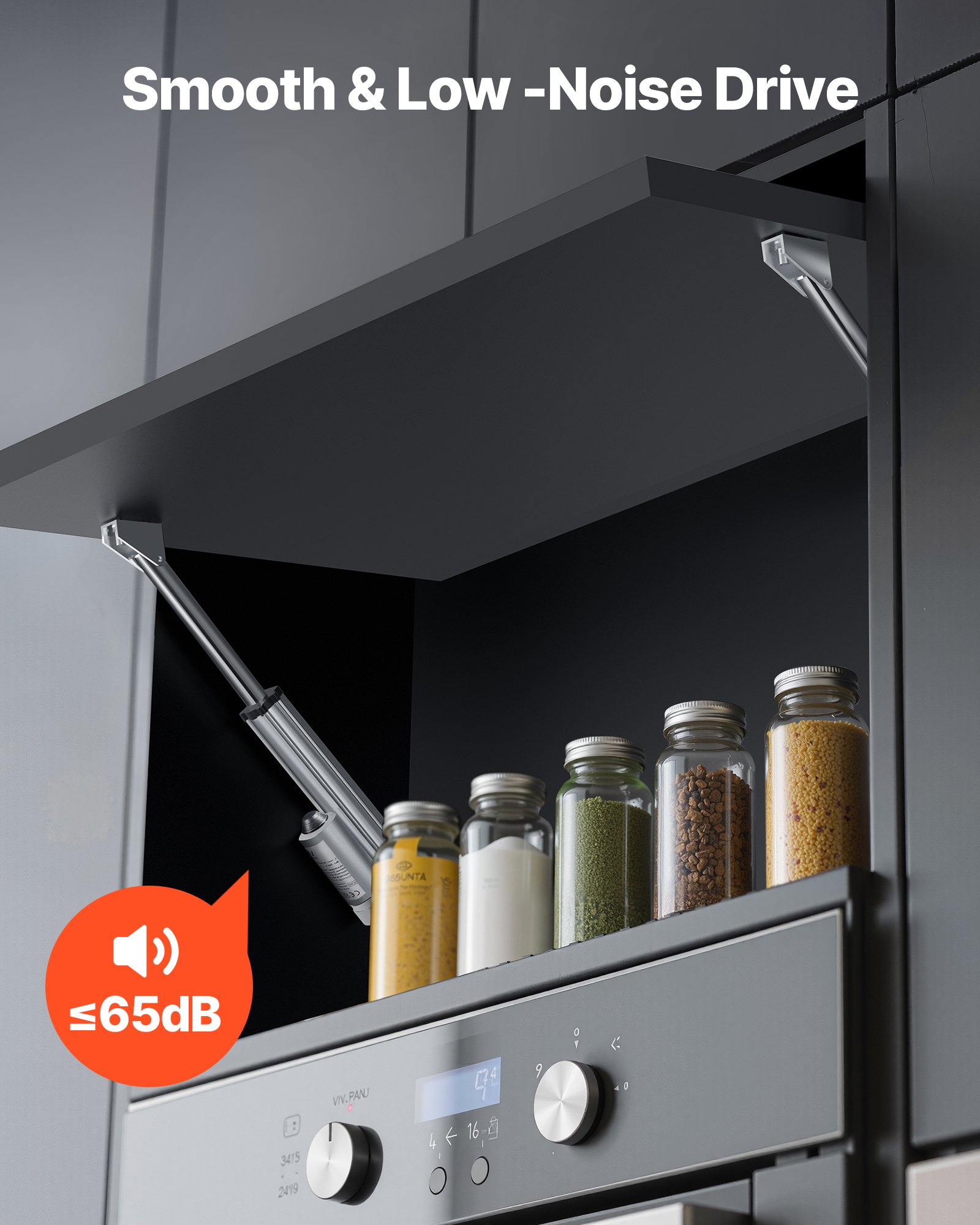 VEVOR Attuatore Lineare 12V, Attuatore Lineare Impermeabile IP65 con Corsa da 152,4 mm, Attuatori di Movimento da 3000 N con Staffe di Montaggio per Inseguitori Solari, Macchinari Industriali