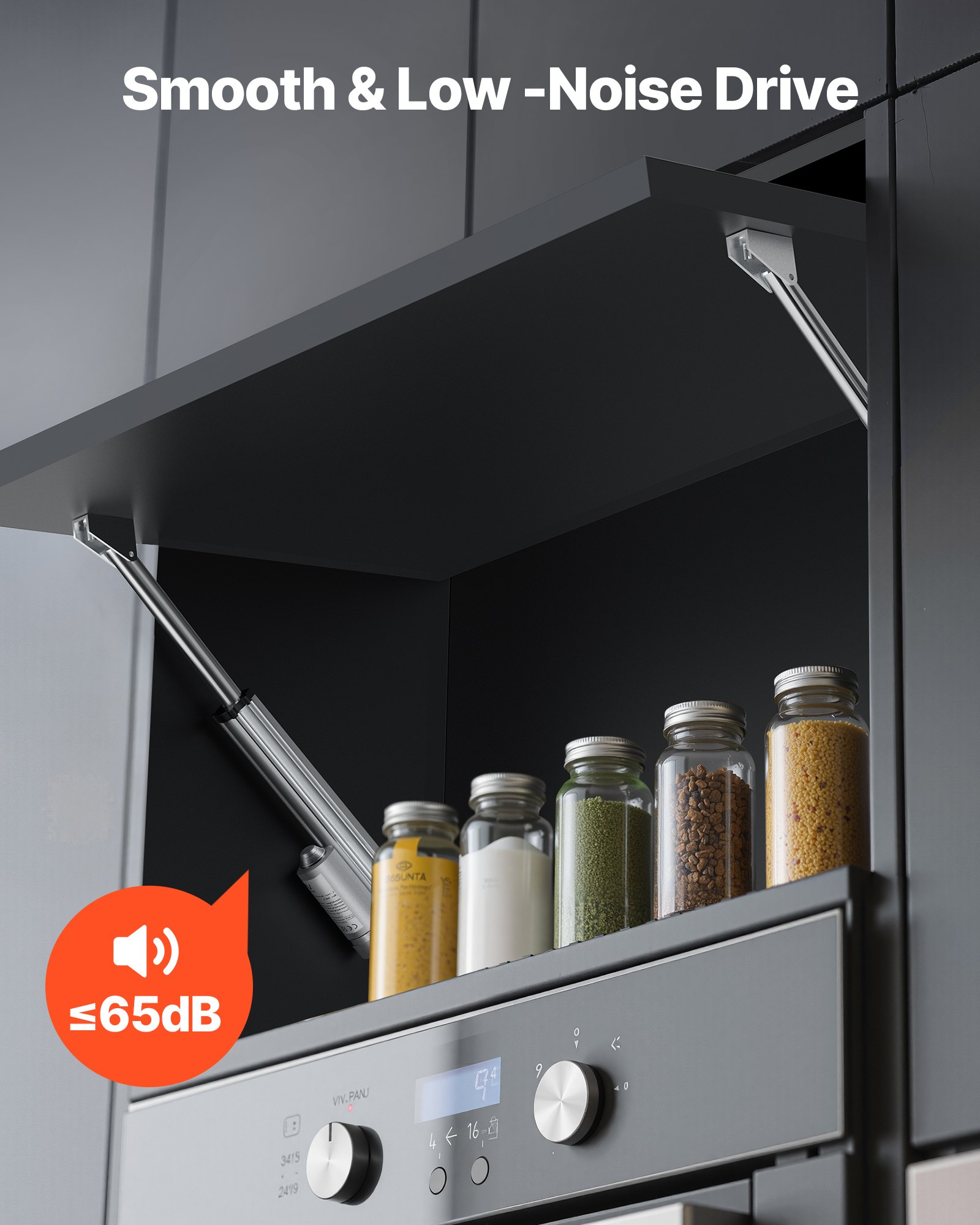 VEVOR Attuatore Lineare 12V, Attuatore Lineare Impermeabile IP65 con Corsa da 203,2 mm, Attuatori di Movimento da 3000 N con Staffe di Montaggio per Inseguitori Solari, Macchinari Industriali