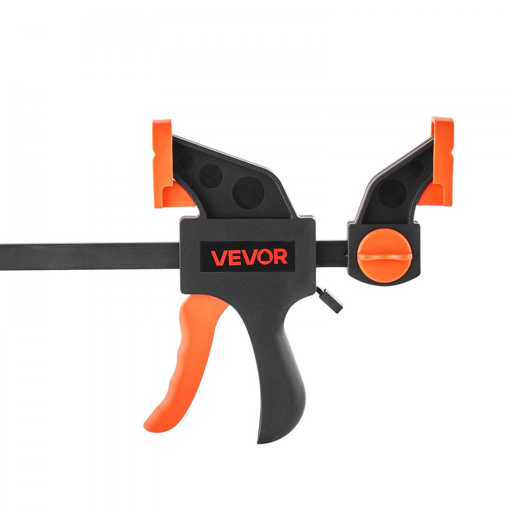 VEVOR Morsetti a Barra per Lavorazione del Legno 4 Pezzi, Apertura 15,24cm 30,48cm, Set di Morsetti Paralleli, Morsetto a F con Limite di Carico 70 kg, Profondità 70 mm, Lavorazione dei Metalli