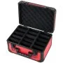 VEVOR Graded Card Case 3 Row 96 PSA Slab Storage Box with Secure Lock, Baseball Sports Trading Cards Holder Collector with 12 Dividers, Key, Holds 76 SGC 68 BGS 348 Top Loaders and 999+ Loose Cards