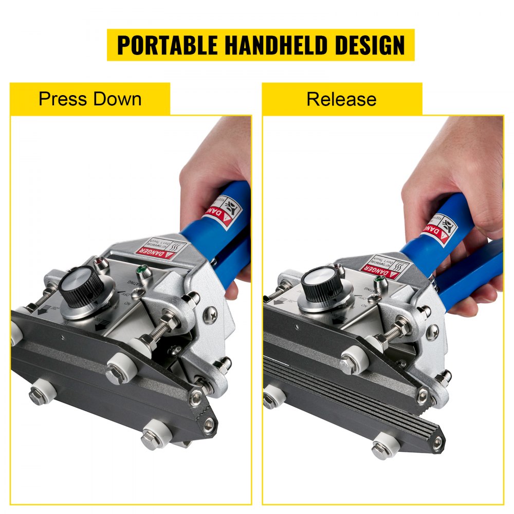 Fkr-200 Sigillatrice 8" Portable Hand Sealer Laminated Film 8in/200mm 300w