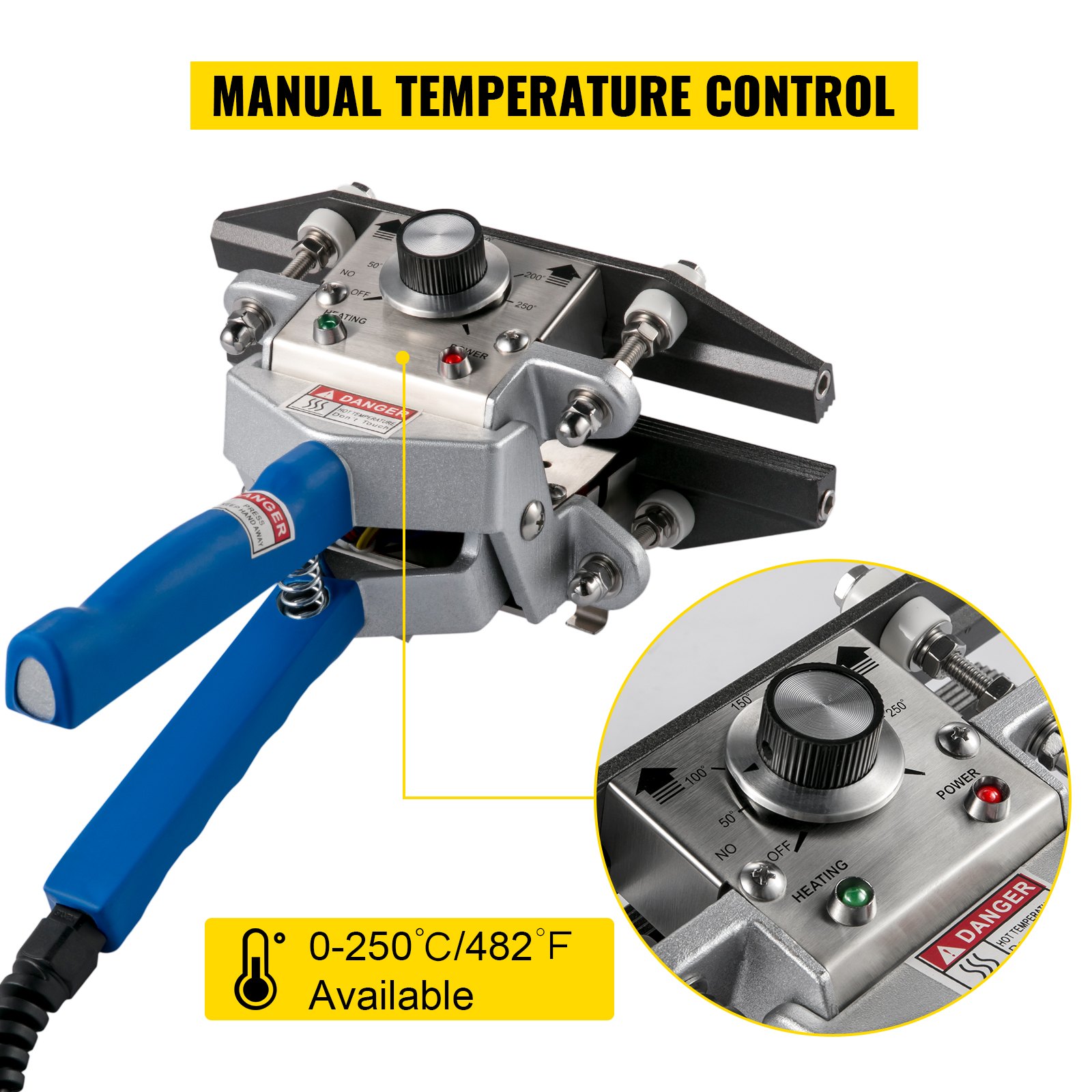 Fkr-200 Sigillatrice 8" Portable Hand Sealer Laminated Film 8in/200mm 300w
