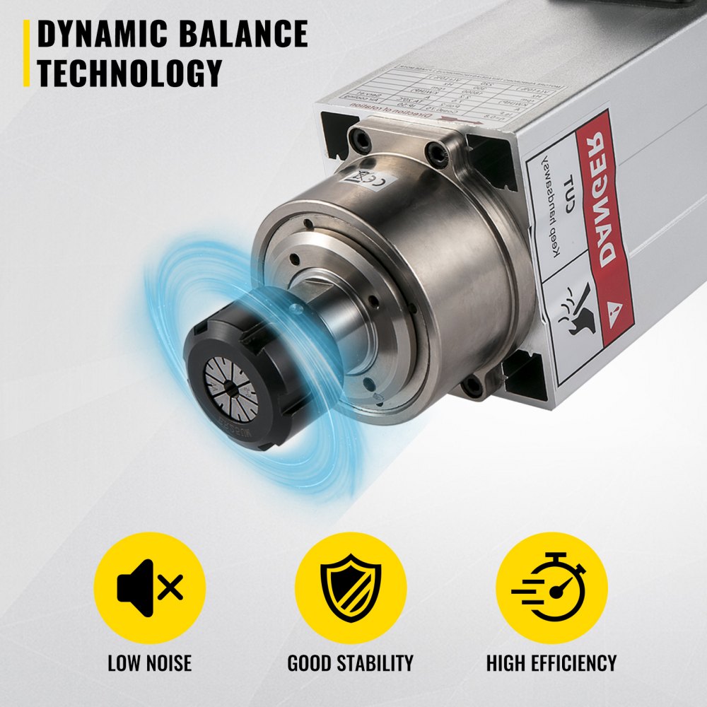 Vevor Raffreddati Ad Aria Motore Mandrino Con Vfd Inverter Kit Di Fresatura Cnc