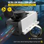 VEVOR Motore del Mandrino Raffreddato ad Aria, 2.2KW ER20 CNC Motore Mandrino per Incisione raffreddati ad Aria Motore Mandrino per Intagliare Materiali Come Legno, Pietra, ecc