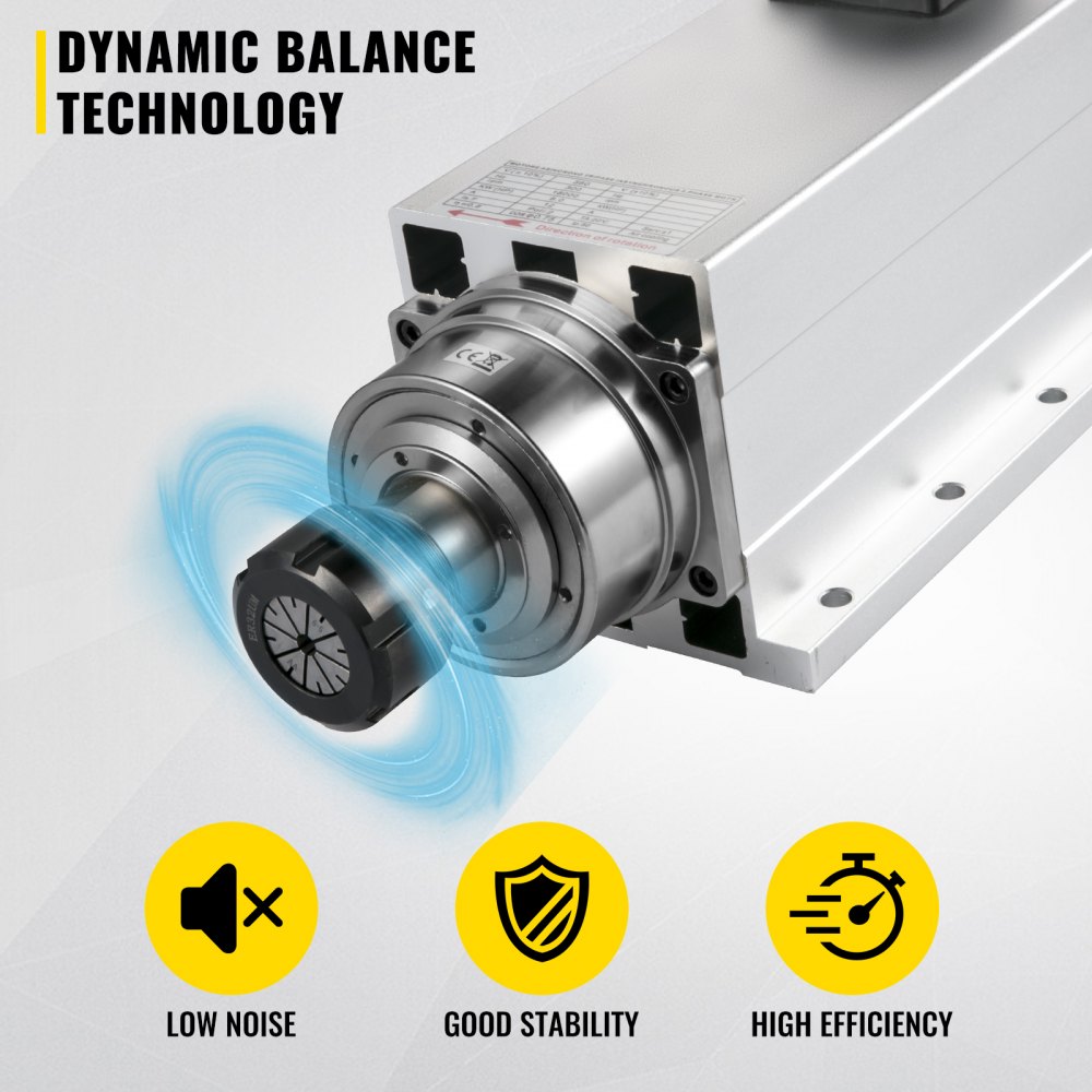 Vevor Raffreddati Ad Aria Motore Mandrino Con Vfd Inverter Kit Di Fresatura Cnc