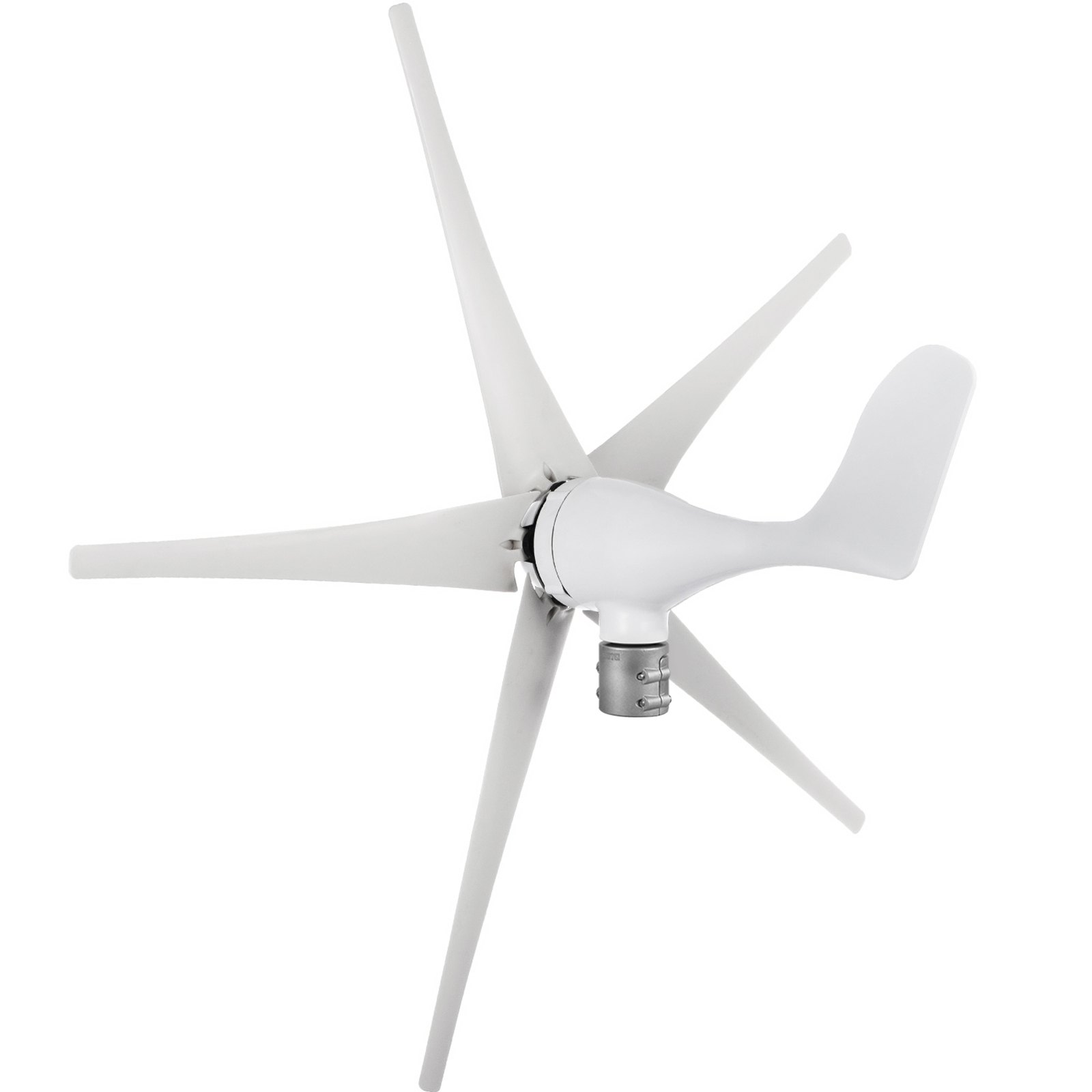 VEVOR Generatore Eolico da 500 W Generatore Eolico CC 12V 5 Pale Bassa Velocità del Vento Avvio di Luci Stradali da Giardino Turbine Eoliche con Regolatore di Carica (Lama / CC 12V)