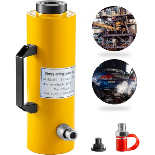 20t 6” Martinetto Idraulico A Bottiglia Cric Crick sollevatore manuale Per Auto