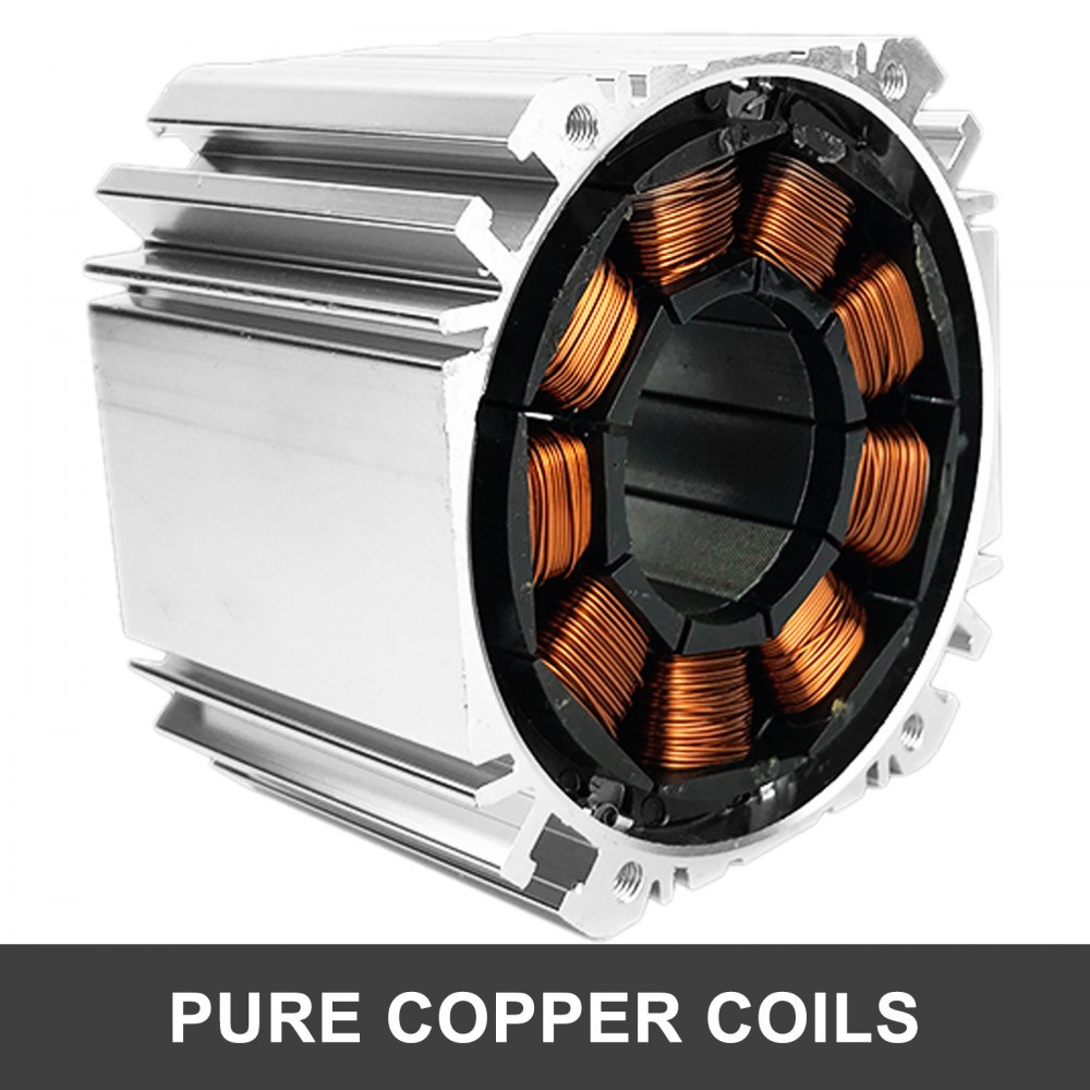 VEVOR Servomotore da Cucire 550 W Servomotore Risparmio Energetico Senza Spazzole 220 V Macchina per Cucire Industriale Motore Frizione Velocità Massima 4500 Rpm