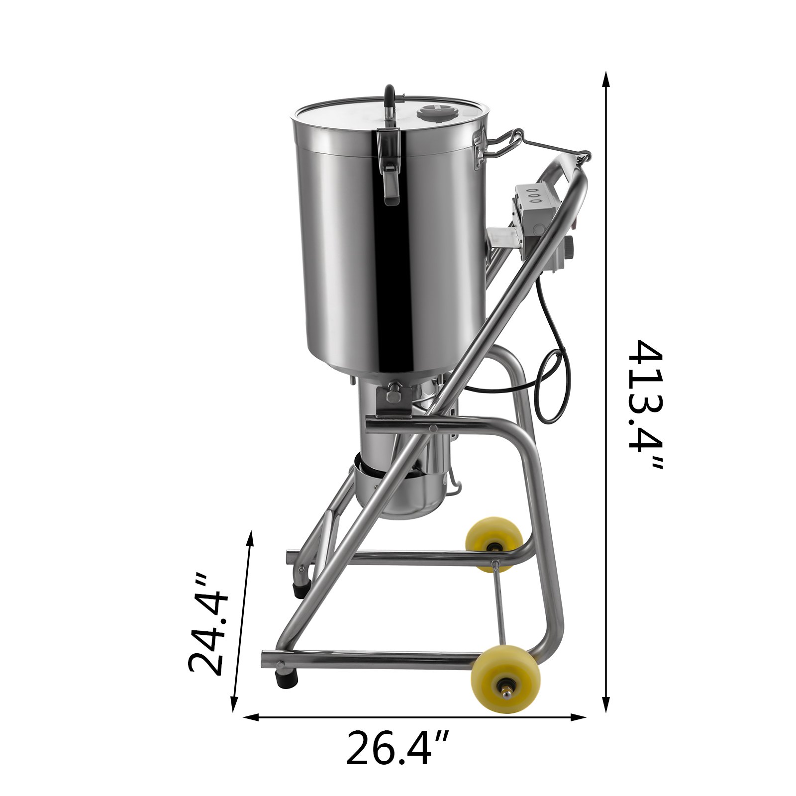 15l Robot Da Cucina Miscelatore 1400 Giri / Min Arachide Verdura Carne