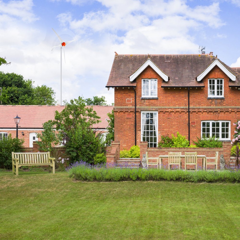 VEVOR 500W Wind Turbine 24V Wind Generator 3-Blade Wind Turbine with MPPT Controller, Adjustable Wind Direction and 2.5 m/s Start-Up Wind Speed, Suitable for Home, Farm, RVs, Boats