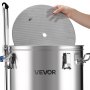 VEVOR Electric Brewing System, 16 Gal/60L Brewing Pot, 3000W Power All-in-One Home Beer Brewer with Recipe Memory, Auto/Manual Mode Mash Boil Device with Control Panel, 25-100℃ Temp & 1-180 min Timer