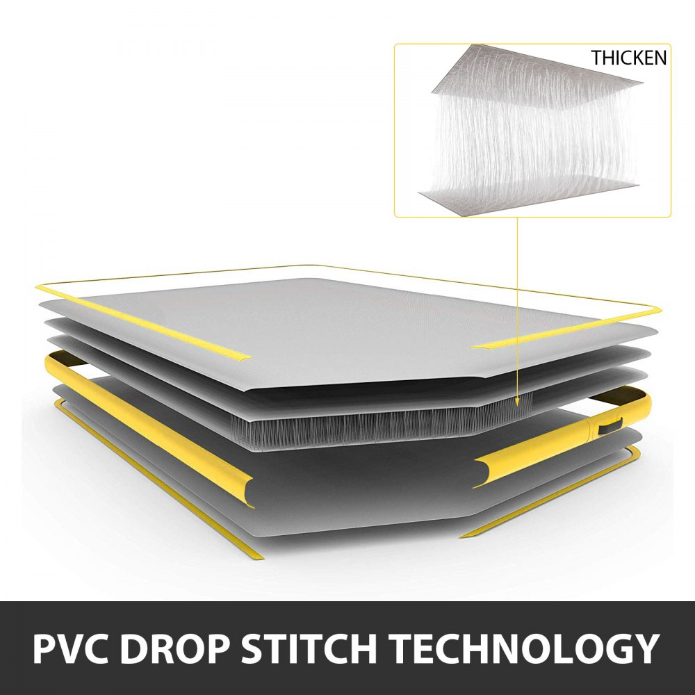 Isola Materassino Materasso Gonfiabile 3x3m + Pompa Manuale Mare Spiaggia