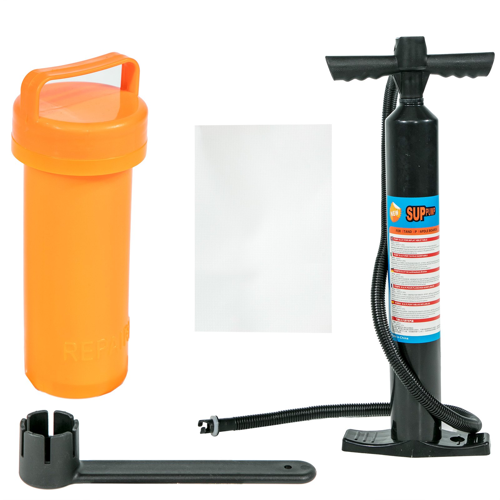 Isola Materassino Materasso Gonfiabile 3x3m + Pompa Manuale Mare Spiaggia