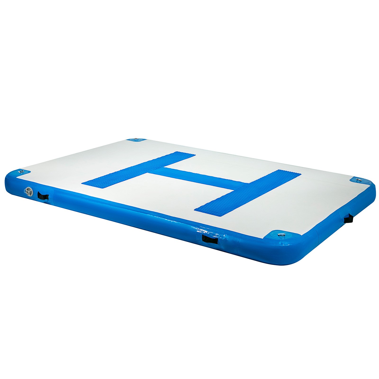 Vevor 3x2x0,15m Isola Galleggiante Gonfiabile Materassino Gonfiabile 5-6 Persone